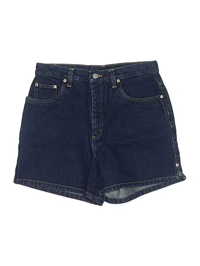 Pre-owned Bill Blass Denim Shorts In Blue