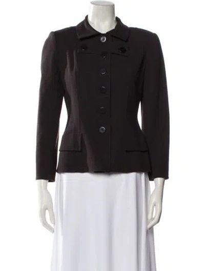 Pre-owned Bill Blass Evening Jacket In Brown