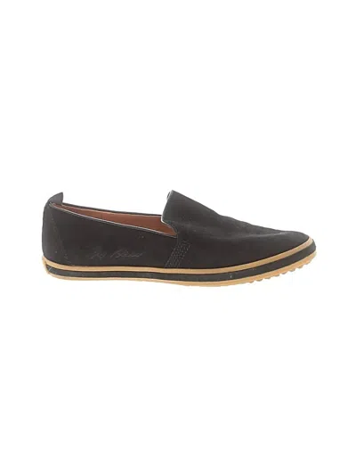 Pre-owned Bill Blass Flats In Black