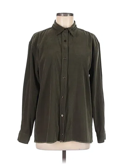 Pre-owned Bill Blass Fleece Jacket In Green