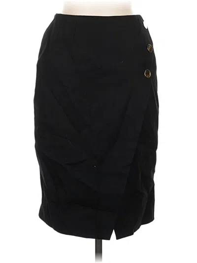 Pre-owned Bill Blass Formal Skirt In Black