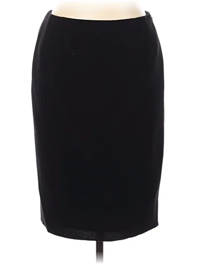 Pre-owned Bill Blass Formal Skirt In Black