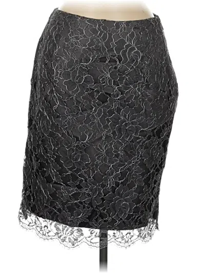 Pre-owned Bill Blass Formal Skirt In Black