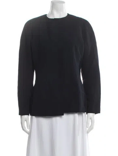 Pre-owned Bill Blass Jacket In Blue