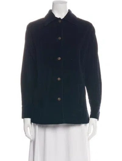 Pre-owned Bill Blass Jacket In Blue