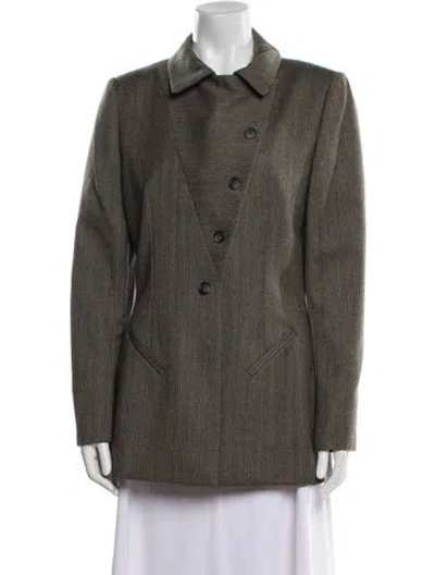Pre-owned Bill Blass Jacket In Neutral