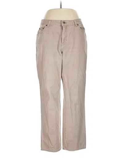 Pre-owned Bill Blass Jeans In Tan