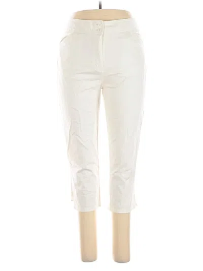 Pre-owned Bill Blass Jeggings In Ivory