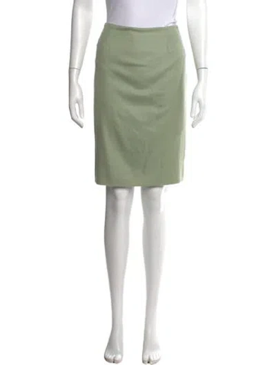 Pre-owned Bill Blass Knee-length Skirt In Green