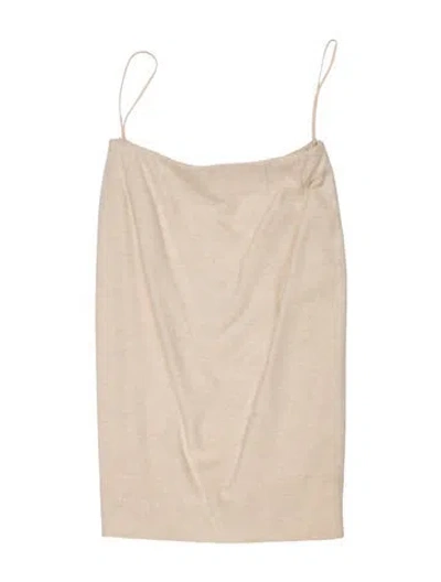 Pre-owned Bill Blass Knee-length Skirt In Neutral