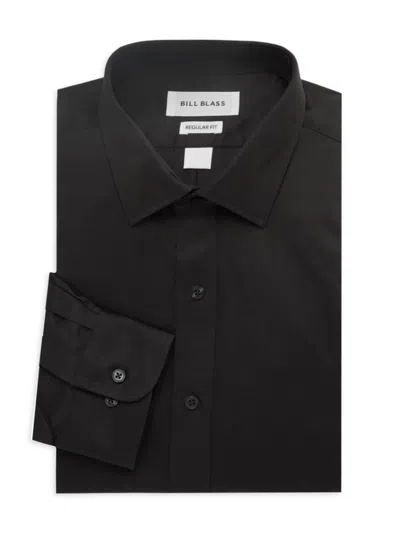 Bill Blass Men's Solid Dress Shirt In Black