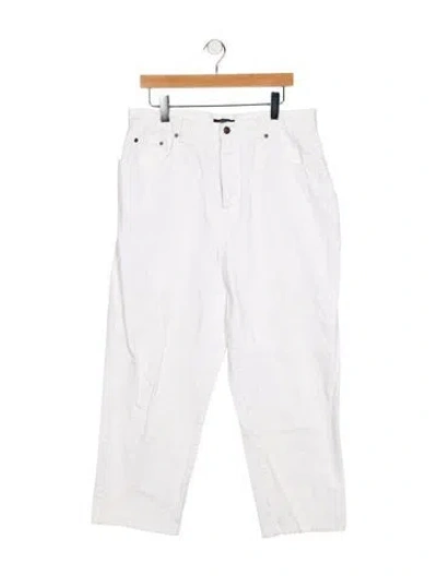 Pre-owned Bill Blass Mid-rise Straight Leg Jeans In Blue