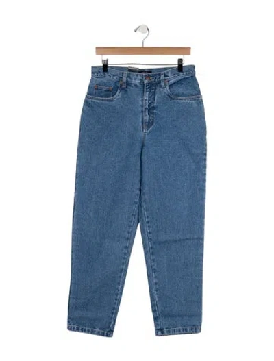 Pre-owned Bill Blass Mid-rise Straight Leg Jeans W/ Tags In Blue