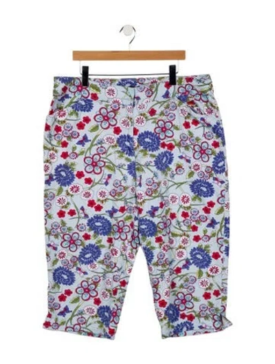 Pre-owned Bill Blass Mid-rise Wide Leg Jeans In Blue