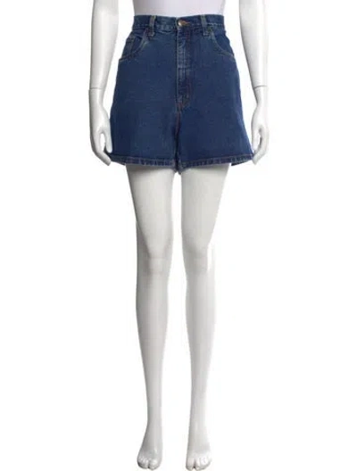 Pre-owned Bill Blass Mini Shorts In Blue
