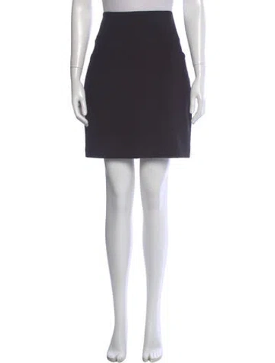 Pre-owned Bill Blass Mini Skirt In Gray