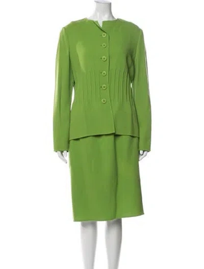 Pre-owned Bill Blass Pantsuit In Green
