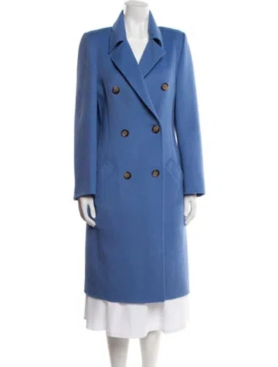 Pre-owned Bill Blass Plaid Print Poncho In Silver