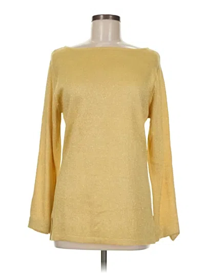 Pre-owned Bill Blass Pullover Sweater In Gold