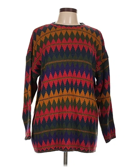 Pre-owned Bill Blass Pullover Sweater In Red