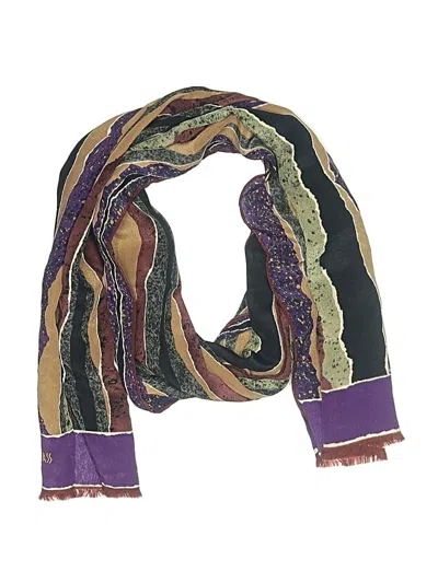 Pre-owned Bill Blass Scarf In Purple
