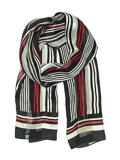 Pre-owned Bill Blass Silk Scarf In Black