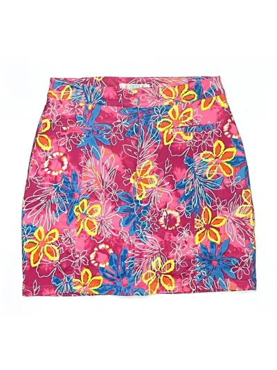 Pre-owned Bill Blass Skort In Pink