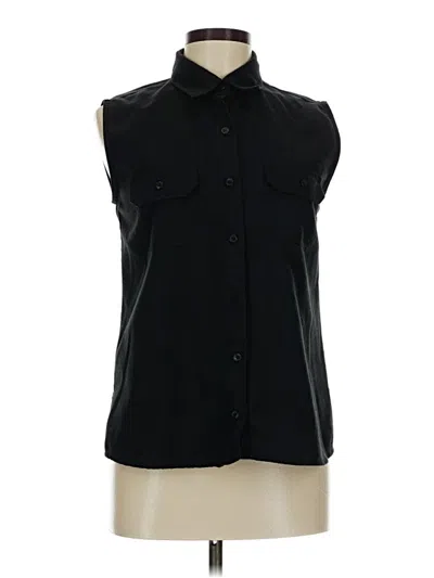 Pre-owned Bill Blass Sleeveless Blouse In Black