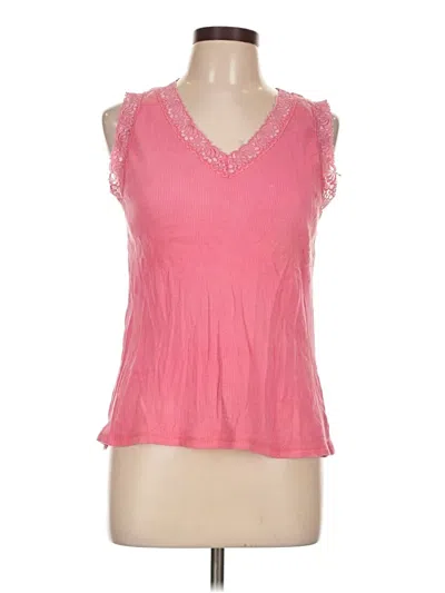 Pre-owned Bill Blass Sleeveless Blouse In Pink
