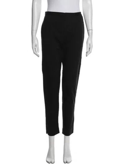 Pre-owned Bill Blass Straight Leg Pants In Black