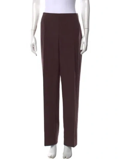 Pre-owned Bill Blass Straight Leg Pants In Brown
