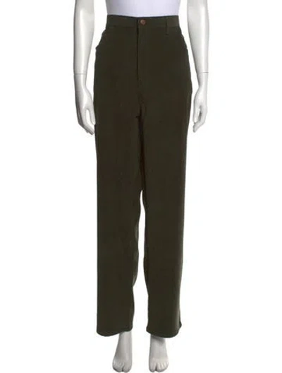 Pre-owned Bill Blass Straight Leg Pants In Green