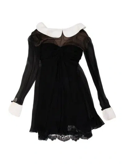 Pre-owned Bill Blass Strapless Mini Dress In Brown