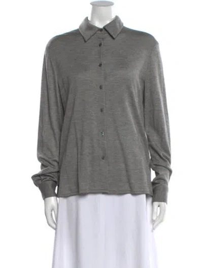 Pre-owned Bill Blass Sweater In Gray