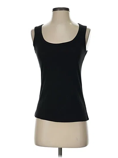 Pre-owned Bill Blass Tank Top Black Strapless Neckline Tops