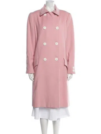 Pre-owned Bill Blass Trench Coat In Pink