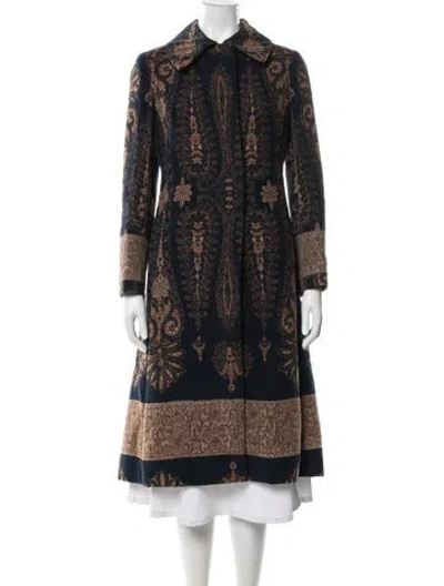 Pre-owned Bill Blass Vintage 1970's Coat In Blue