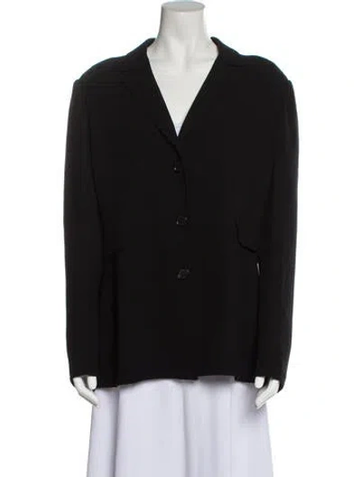 Pre-owned Bill Blass Vintage 1980's Blazer In Black