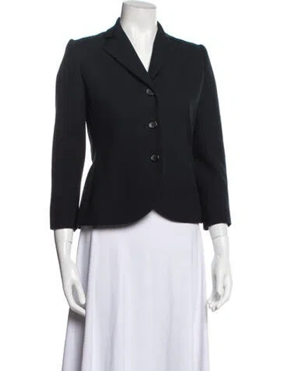 Pre-owned Bill Blass Vintage 1980's Blazer In Blue