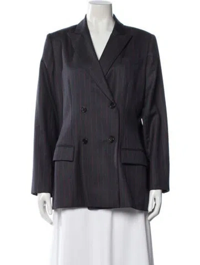 Pre-owned Bill Blass Vintage 1980's Blazer In Blue