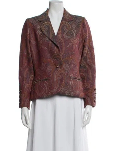 Pre-owned Bill Blass Vintage 1980's Blazer In Multi