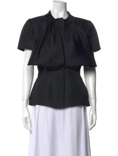 Pre-owned Bill Blass Vintage 1980's Blouse In Black
