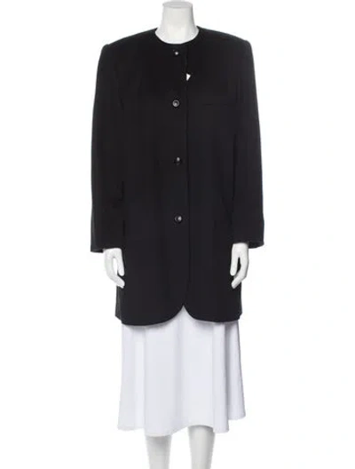 Pre-owned Bill Blass Vintage 1980's Coat In Black