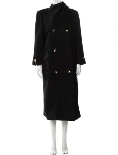 Pre-owned Bill Blass Vintage 1980's Coat In Black