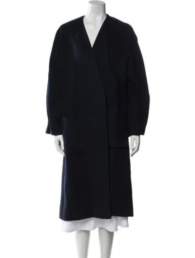 Pre-owned Bill Blass Vintage 1980's Coat In Blue