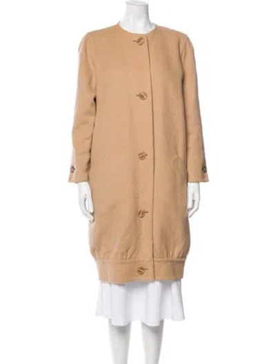 Pre-owned Bill Blass Vintage 1980's Coat In Neutral