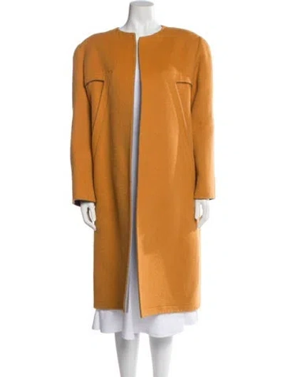 Pre-owned Bill Blass Vintage 1980's Coat In Orange