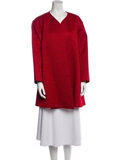 Pre-owned Bill Blass Vintage 1980's Coat In Red