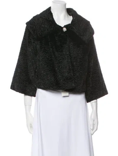 Pre-owned Bill Blass Vintage 1980's Evening Jacket In Black