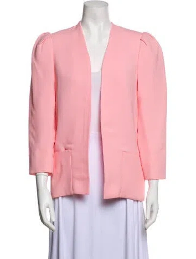 Pre-owned Bill Blass Vintage 1980's Evening Jacket In Pink
